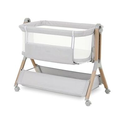 Obaby Cloud Bedside Crib – Grey, Compact Baby Cot with Adjustable Base & Breathable Mesh Sides Obaby Cloud Bedside Crib – Grey, Compact Baby Cot with Adjustable Base & Breathable Mesh Sides
