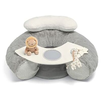Mamas & Papas Welcome to The World Sit & Play Baby Floor Seat, Grey (from +6month Until Sitting unaided) Mamas & Papas Welcome to The World Sit & Play Baby Floor Seat, Grey (from +6month Until Sitting unaided)