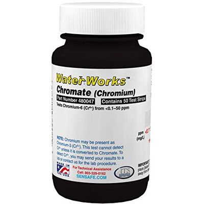 Industrial Test Systems ITS Europe 480047 Waterworks Water Chromium (chromate) 0.1-50ppm (50 test strips) Industrial Test Systems ITS Europe 480047 Waterworks Water Chromium (chromate) 0.1-50ppm (50 test strips)
