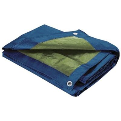 HomeMaison Waterproof Tarpaulin with Eyelets PVC Blue 400 x 500 cm HomeMaison Waterproof Tarpaulin with Eyelets PVC Blue 400 x 500 cm