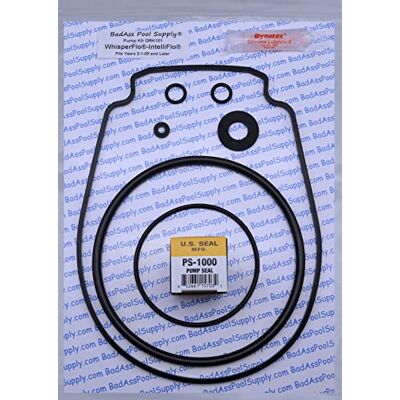 BadAss Pool Supply O-Ring Rebuild Repair Kit for Pentair WhisperFlo/IntelliFlo, Black Gasket, for pumps built 2-1-2008 and later BadAss Pool Supply O-Ring Rebuild Repair Kit for Pentair WhisperFlo/IntelliFlo, Black Gasket, for pumps built 2-1-2008 and later
