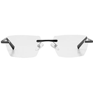 Foster Grant Lomond Reading Glasses for Men & Women +3.50 – Rimless Geometric Frame in Lightweight Aluminium with Spring Hinges, Scratch-Resistant Lenses & Protective Case Foster Grant Lomond Reading Glasses for Men & Women +3.50 – Rimless Geometric Frame in Lightweight Aluminium with Spring Hinges, Scratch-Resistant Lenses & Protective Case