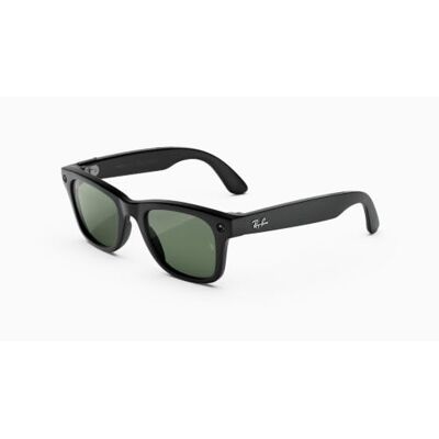 Ray-Ban Meta Gen 3 Wayfarer L Matte Black Transitions Lenses Over 8H Battery, 6-Mic Array, Slim Frame Transitions® Graphite Green clear-to-dark lenses with a Matte Black frame Ray-Ban Meta Gen 3 Wayfarer L Matte Black Transitions Lenses Over 8H Battery, 6-Mic Array, Slim Frame Transitions® Graphite Green clear-to-dark lenses with a Matte Black frame