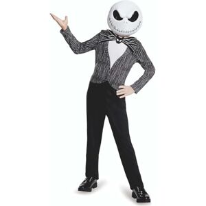 Disney Official Classic Nightmare Before Christmas Jack Skellington Costume Kids with Mask, Suit Fancy Dress Halloween Costumes for Kids Size S Disney Official Classic Nightmare Before Christmas Jack Skellington Costume Kids with Mask, Suit Fancy Dress Halloween Costumes for Kids Size S