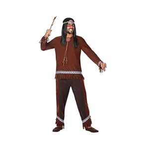 ATOSA 54070 Costume Indian Man M-L Brown-Carnival, Men