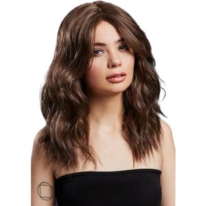 Smiffys Fever Ashley Wig, Two Toned Blend, Brown Wavy Long Layered, Centre Parting, 48cm/ 19in, Fever Wigs Fancy Dress, Fever Dress Up Wigs Smiffys Fever Ashley Wig, Two Toned Blend, Brown Wavy Long Layered, Centre Parting, 48cm/ 19in, Fever Wigs Fancy Dress, Fever Dress Up Wigs