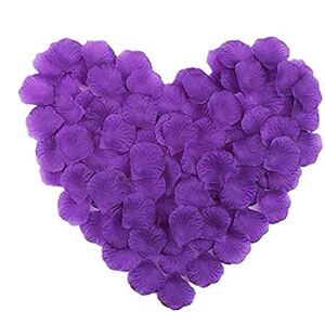 SHATCHI Blue/Red/White/Purple/Pink Silk Rose Petals Mother’s Day Wedding Confetti Anniversary Table Decorations Christening Flowers Scatter, (100pcs-5000pcs), 100pcs
