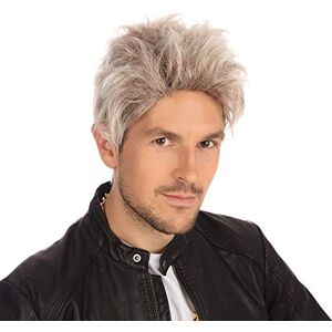 Bristol Novelty 80's Bad Boy Blonde Adult Wig (One Size) 1 Pc. Stylish Design, Perfect Accessory for Costume Parties, Cosplay, Themed Events, & Retro Fun Halloween Bristol Novelty 80's Bad Boy Blonde Adult Wig (One Size) 1 Pc. Stylish Design, Perfect Accessory for Costume Parties, Cosplay, Themed Events, & Retro Fun Halloween