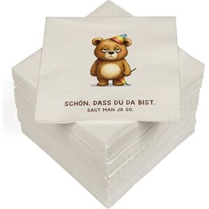 Heku 100 Napkins, 3-ply, 33 x 33 cm, Party Bear, Absorbent and Practical Packaging, Wide Selection, Ideal for Special Occasions Heku 100 Napkins, 3-ply, 33 x 33 cm, Party Bear, Absorbent and Practical Packaging, Wide Selection, Ideal for Special Occasions