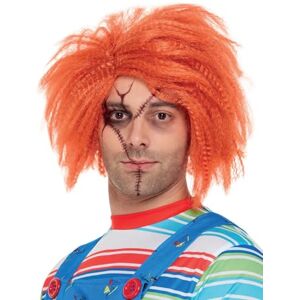 Smiffys Chucky Wig in Ginger for Adults, Pre-Styled Wig, Officially Licensed, Iconic Chucky Hairstyle, Perfect for Halloween and Matching Pet or Family Costumes Smiffys Chucky Wig in Ginger for Adults, Pre-Styled Wig, Officially Licensed, Iconic Chucky Hairstyle, Perfect for Halloween and Matching Pet or Family Costumes