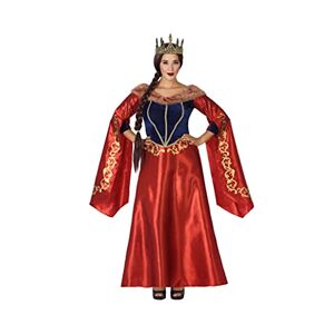 ATOSA 61393 Costume Medieval Queen Woman XL Red-Carnival, Women