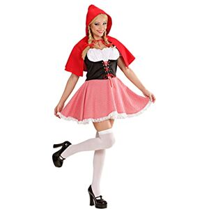 Widmann Rotkäppchen - Kids' Costume with Dress and Hooded Cape - XS Widmann Rotkäppchen - Kids' Costume with Dress and Hooded Cape - XS