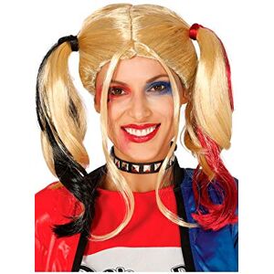 FIESTAS GUIRCA Guirca 4389 Harley Quinn Women's Wig FIESTAS GUIRCA Guirca 4389 Harley Quinn Women's Wig