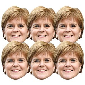 STAR CUTOUTS Nicola Sturgeon Politician 6 Pack Includes Tabs and Elastic Perfect Talking Point and Great FunCardboard Face Mask. Great Talking Point, Fun for Events and Parties SMP409 STAR CUTOUTS Nicola Sturgeon Politician 6 Pack Includes Tabs and Elastic Perfect Talking Point and Great FunCardboard Face Mask. Great Talking Point, Fun for Events and Parties SMP409