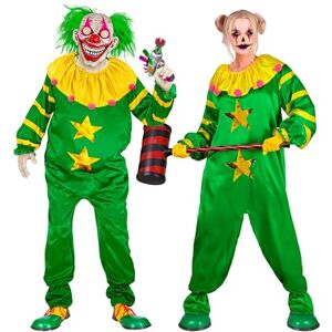 W WIDMANN MILANO Party Fashion Space Horror Clown Costume, Jumpsuit, Killer Clown, Halloween Fancy Dress W WIDMANN MILANO Party Fashion Space Horror Clown Costume, Jumpsuit, Killer Clown, Halloween Fancy Dress