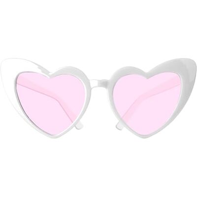 Folat 21439 Heart Shaped Party Glasses Heart She Said Yaasss White Hippie and Retro Costume Accessories, Bachelor Party Folat 21439 Heart Shaped Party Glasses Heart She Said Yaasss White Hippie and Retro Costume Accessories, Bachelor Party