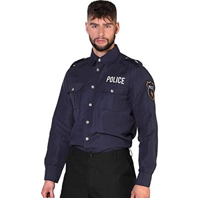 Boland Police Shirt - Long Sleeve, Blue - Shirt Boland Police Shirt - Long Sleeve, Blue - Shirt