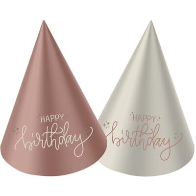 Folat 68712 Birthday Decoration Pink, Cream, Champagne Gold Mini Party Hat Cream Rose 10 cm Pack of 6 A Refined, Boy and Vibrant Birthday Decoration Happy Birthday for Women and Girls Folat 68712 Birthday Decoration Pink, Cream, Champagne Gold Mini Party Hat Cream Rose 10 cm Pack of 6 A Refined, Boy and Vibrant Birthday Decoration Happy Birthday for Women and Girls