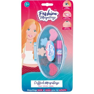 FASHION MAQUILLAGE 258005 -258005 Oval Make-Up Set-Imitation-14 cm-Multi-Coloured-for Ages 5 Years and Above, Multicolored FASHION MAQUILLAGE 258005 -258005 Oval Make-Up Set-Imitation-14 cm-Multi-Coloured-for Ages 5 Years and Above, Multicolored