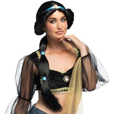 Boland 85079 Wig for Adults, Hairstyle for Theme Party or Carnival, Accessory for Fancy Dress Costumes, Princess from 1001 Nights Boland 85079 Wig for Adults, Hairstyle for Theme Party or Carnival, Accessory for Fancy Dress Costumes, Princess from 1001 Nights