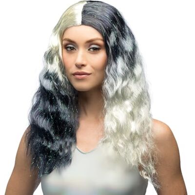 Boland Glitter Wig for Adults, Synthetic Hair for Theme Party or Carnival, Fancy Dress Accessory Boland Glitter Wig for Adults, Synthetic Hair for Theme Party or Carnival, Fancy Dress Accessory