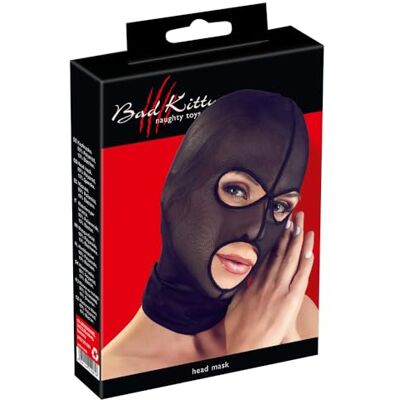 Bad Kitty Head Mask-24931281001 Black One Size Bad Kitty Head Mask-24931281001 Black One Size