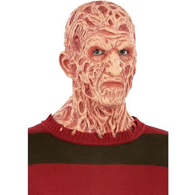 Smiffys A Nightmare On Elm Street Freddy Krueger Mask Full Head, Latex, Officially Licensed Nightmare on Elm Street Fancy Dress, Adult Costume Masks, Freddy Krueger Halloween Mask Smiffys A Nightmare On Elm Street Freddy Krueger Mask Full Head, Latex, Officially Licensed Nightmare on Elm Street Fancy Dress, Adult Costume Masks, Freddy Krueger Halloween Mask