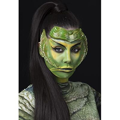 Smiffys Universal Monsters Creature From The Black Lagoon Prosthetics Cosmetics Kit, Adults Latex Mask & Scales, Official License Costume, Perfect for Halloween and Themed Parties Smiffys Universal Monsters Creature From The Black Lagoon Prosthetics Cosmetics Kit, Adults Latex Mask & Scales, Official License Costume, Perfect for Halloween and Themed Parties