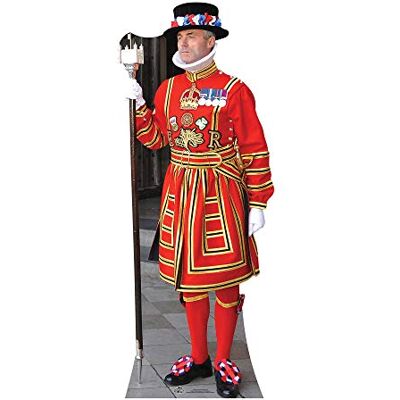 Iconicgreats - Beefeater Yeoman - 173cm - Cardboard Cutout Iconicgreats - Beefeater Yeoman - 173cm - Cardboard Cutout