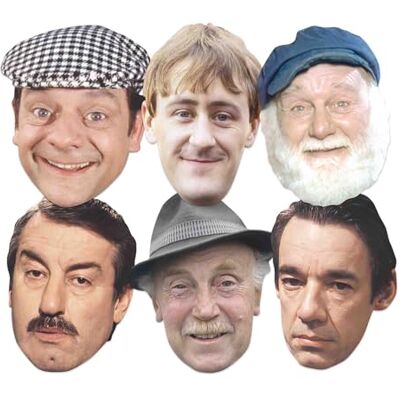 STAR CUTOUTS SMP458 Only Fools & Horses Party Pack Of 6 Cardboard Face Masks STAR CUTOUTS SMP458 Only Fools & Horses Party Pack Of 6 Cardboard Face Masks