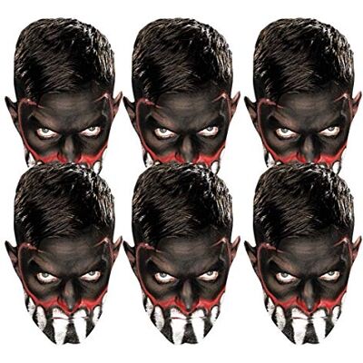 STAR CUTOUTS SMP417 WWE Finn Balor 6 Pack Cardboard Face Masks – Wrestling Costume Fancy Dress Fan Set STAR CUTOUTS SMP417 WWE Finn Balor 6 Pack Cardboard Face Masks – Wrestling Costume Fancy Dress Fan Set