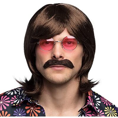 Boland 85722 Adult Wig Gary with Moustache, Synthetic Hair with Beard, Hairstyle, Accessory, Headwear, Costume, Carnival, Theme Party Boland 85722 Adult Wig Gary with Moustache, Synthetic Hair with Beard, Hairstyle, Accessory, Headwear, Costume, Carnival, Theme Party