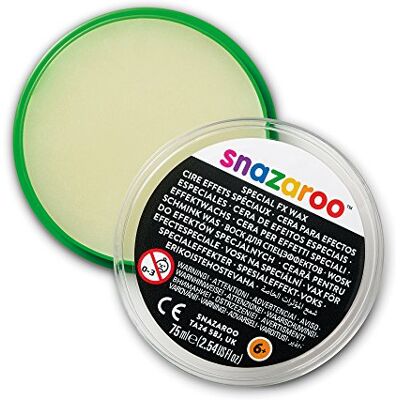 Snazaroo Halloween Classic Face and Body Paint, Halloween Special Effects Wax Pot, 75 ml, Professional Water Soluble, Single Cake Makeup Supplies for Adults, Kids and Special FX Snazaroo Halloween Classic Face and Body Paint, Halloween Special Effects Wax Pot, 75 ml, Professional Water Soluble, Single Cake Makeup Supplies for Adults, Kids and Special FX