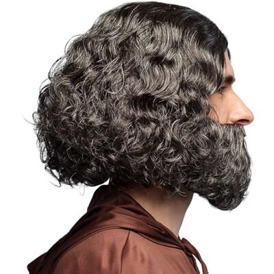 Boland 85070 Joseph Wig for Adults, Synthetic Hair for Theme Party or Carnival, Accessory for Fancy Dress Costumes Boland 85070 Joseph Wig for Adults, Synthetic Hair for Theme Party or Carnival, Accessory for Fancy Dress Costumes