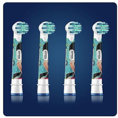 Oral-B Kids Electric Toothbrush Replacement Heads, 4 Heads Oral-B Kids Electric Toothbrush Replacement Heads, 4 Heads