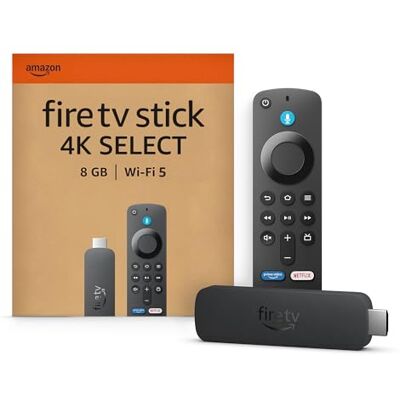 Amazon Certified Refurbished Fire TV Stick 4K Select (newest gen), start streaming in 4K, hundreds of thousands of films and TV episodes, and free & live TV Amazon Certified Refurbished Fire TV Stick 4K Select (newest gen), start streaming in 4K, hundreds of thousands of films and TV episodes, and free & live TV