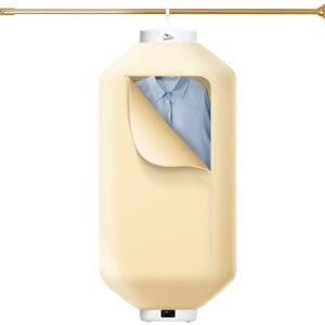 Uten Electric Portable Clothes Dryer, 600W Hanging Mini Detachable Dryer, 360° Dimensional Drying with Touchscreen and Timer for Light Clothes, Travel, Camping, Hotel, Apartment, Holds 3KG Uten Electric Portable Clothes Dryer, 600W Hanging Mini Detachable Dryer, 360° Dimensional Drying with Touchscreen and Timer for Light Clothes, Travel, Camping, Hotel, Apartment, Holds 3KG