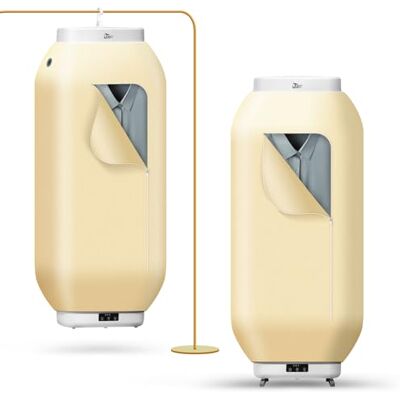 Uten Electric Portable Clothes Dryer, 600W Detachable Floor&Hanging Clothes Dryer, 360° Dimensional Drying with Touchscreen and Timer for Light Clothes, Travel, Camping, Hotel, Apartment, Holds 3KG Uten Electric Portable Clothes Dryer, 600W Detachable Floor&Hanging Clothes Dryer, 360° Dimensional Drying with Touchscreen and Timer for Light Clothes, Travel, Camping, Hotel, Apartment, Holds 3KG