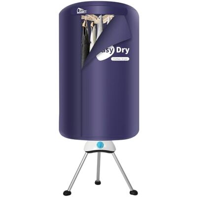 Uten Electric Clothes Dryer, Portable Dryer Indoor, 1000W 2-Tier Detachable Heated Electric Clothes Drying Rack with Time Setting for Home Apartment Laundry Uten Electric Clothes Dryer, Portable Dryer Indoor, 1000W 2-Tier Detachable Heated Electric Clothes Drying Rack with Time Setting for Home Apartment Laundry