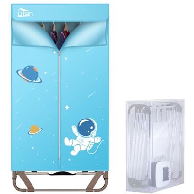 Uten Clothes Dryer Electric Indoor, 2-Tier Heated Clothes Airer, Foldable Dryer Wardrobe Drying Rack with storage Bag, 1500w Quick Dry for All Fabrics, Suitable for Home Uten Clothes Dryer Electric Indoor, 2-Tier Heated Clothes Airer, Foldable Dryer Wardrobe Drying Rack with storage Bag, 1500w Quick Dry for All Fabrics, Suitable for Home