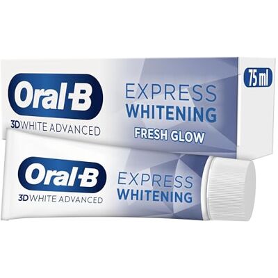 Oral-B 3D White Advanced Express Whitening Fresh Glow Toothpaste 75ml Oral-B 3D White Advanced Express Whitening Fresh Glow Toothpaste 75ml