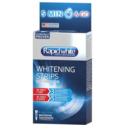 Rapid White - Express Max - 5 Minute - Tooth Whitening Strips Rapid White - Express Max - 5 Minute - Tooth Whitening Strips