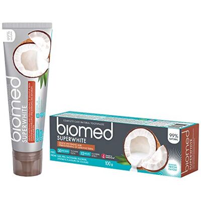 BIOMED Splat & Superwhite Coconut Whitening Toothpaste 100 g Pack of 25 BIOMED Splat & Superwhite Coconut Whitening Toothpaste 100 g Pack of 25