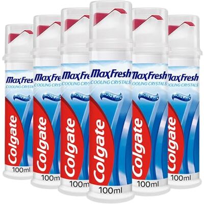 Colgate - Max Fresh Cooling Crystals Fluoride - 100 ml - Toothpaste Colgate - Max Fresh Cooling Crystals Fluoride - 100 ml - Toothpaste