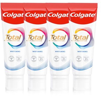Colgate Total Whitening Toothpaste, 100ml (4 Pack) Colgate Total Whitening Toothpaste, 100ml (4 Pack)