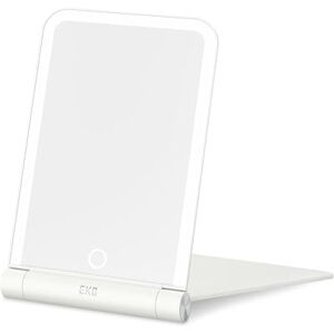 EKO iMira Travel Makeup Mirror 8", Foldable Portable LED Makeup Mirror with 3 Colour Lighting, Rechargeable Touch Screen, for Travel (White) EKO iMira Travel Makeup Mirror 8", Foldable Portable LED Makeup Mirror with 3 Colour Lighting, Rechargeable Touch Screen, for Travel (White)