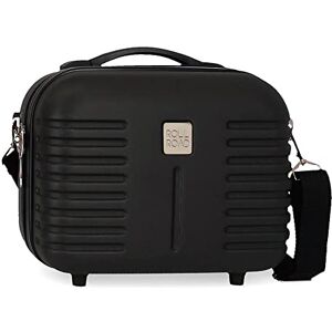 ROLL ROAD India Adaptable Beauty Case Black 29x21x15 cms ABS ROLL ROAD India Adaptable Beauty Case Black 29x21x15 cms ABS