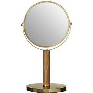 Premier Housewares Vanity Mirror, Bathroom, Makeup, Rubberwood, Cassini Gold Premier Housewares Vanity Mirror, Bathroom, Makeup, Rubberwood, Cassini Gold