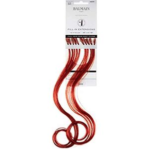 Balmain Fill-In Extensions Human Hair 10-Pieces, 45 cm Length, Wine Red, 0.027 kg