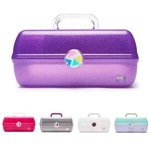 Caboodles On-The-Go Girl Makeup Box, Purple Sparkle, Hard Plastic Makeup Organizer Box, Built-in Mirror, Secure Latch for Safe Travel, Spacious Storage for Large Items Caboodles On-The-Go Girl Makeup Box, Purple Sparkle, Hard Plastic Makeup Organizer Box, Built-in Mirror, Secure Latch for Safe Travel, Spacious Storage for Large Items